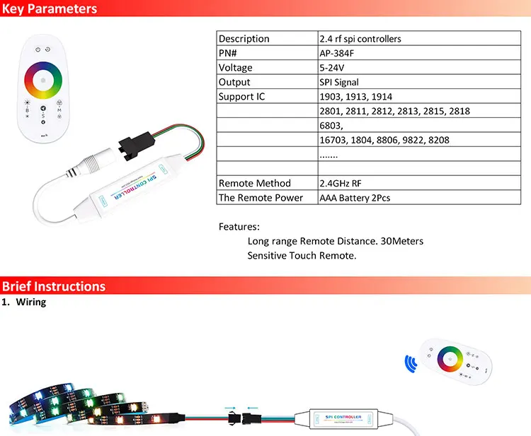 Modern RGB Floor Lamp Controller DC5-24V Corner Stand Light app wireless rf remote music LED Controller for Corner Floor Lamp