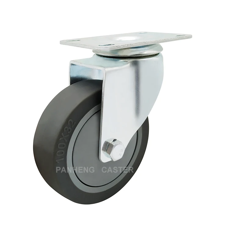 
Wholesale Cheap Price 3/4/5 Inch Trolley Stem TPR Caster Wheel For Dolly 