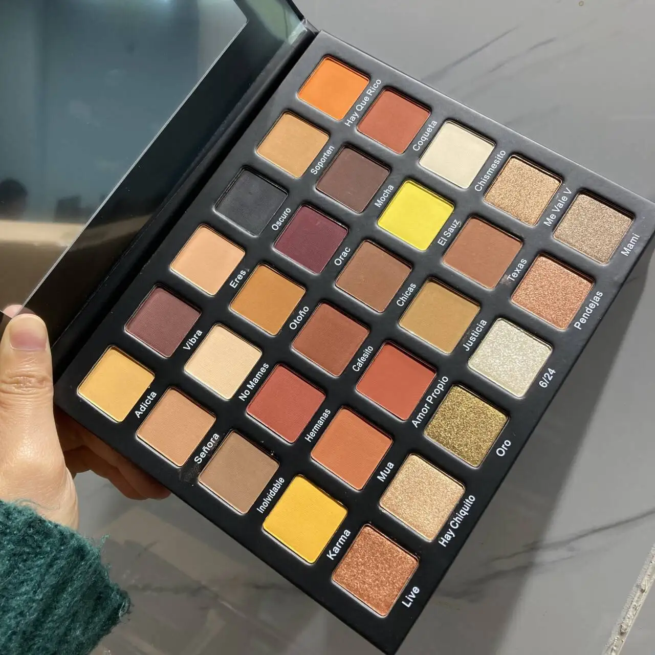 DIY Eye shadow Palette High Pigment Accept Private Label Square Eye shadow Face Makeup Waterproof Eye Shadow