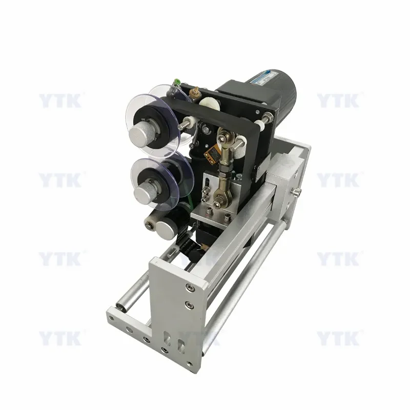 Automatic Expiry Date Batch Number Coding Machine Ribbon Printing Machine Printer Coder For Labels Plastic Bags Boxes Bottles