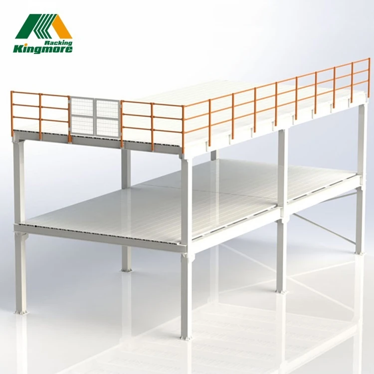 Промышленная стальная платформа, полка для стеллажей из мезанина