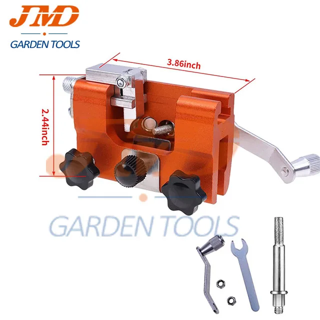Convenient Hand Chain Saw Sharpener Kit Portable Hand Chain Sharpener Aluminum Alloy Portable Hand Cranked Chain Sharpener Tool