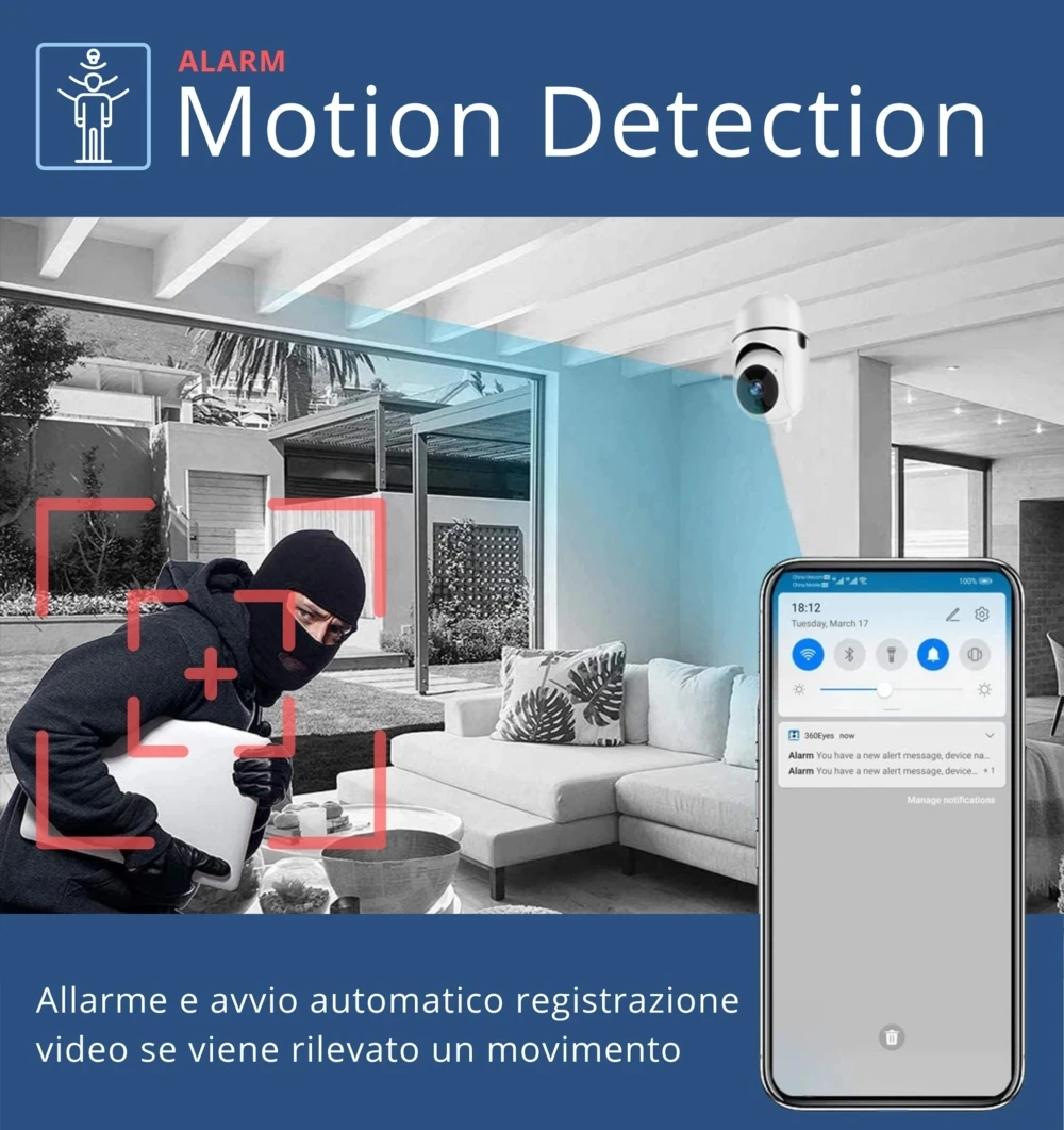  1080p Wi-Fi небольшой дом безопасности PTZ IP камера двухстороннее аудио отслеживания тела беспроводной умный мини