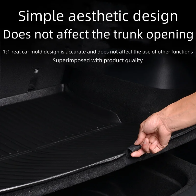 FOR 2021+ Kia K8 Trunk Mat with All-Weather Protection Rear bucket mat
