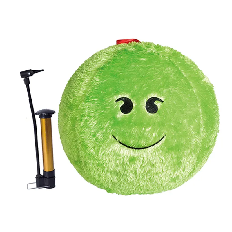 Kids 18 inch Expression Bouncy Ball Toy Inflation Ball Plush with pump