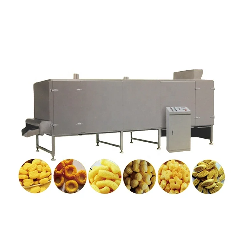 Maize Puff Corn Rice Snacks Food Making Machine Puff Corn Extruder