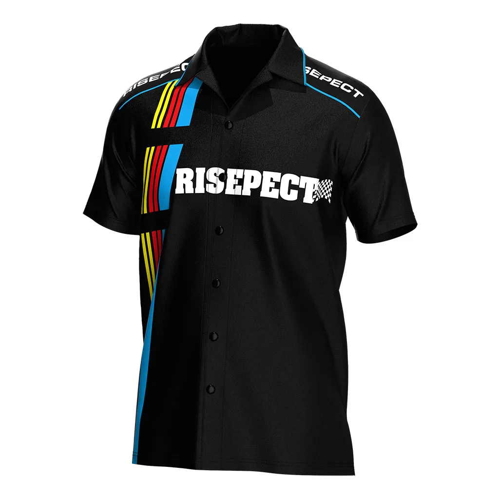 Custom Sublimation riding shirt polo motorcycle & auto racing jerseys