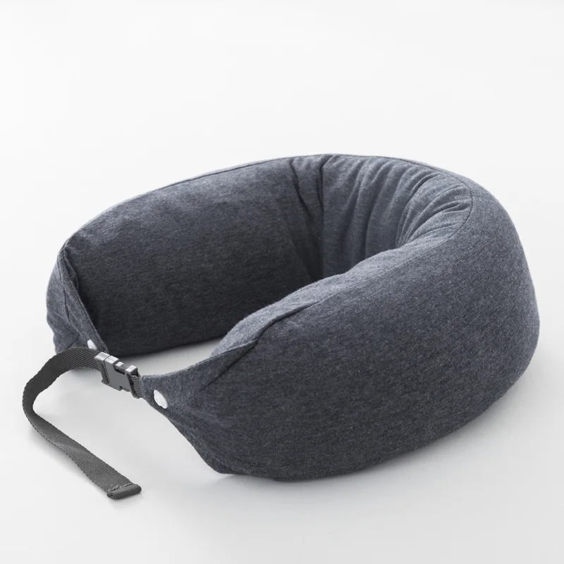 Customized Size U Shape Micro Beads Travel Neck Pillow For Airplanes Neck Pillow Soft Travel Pillow