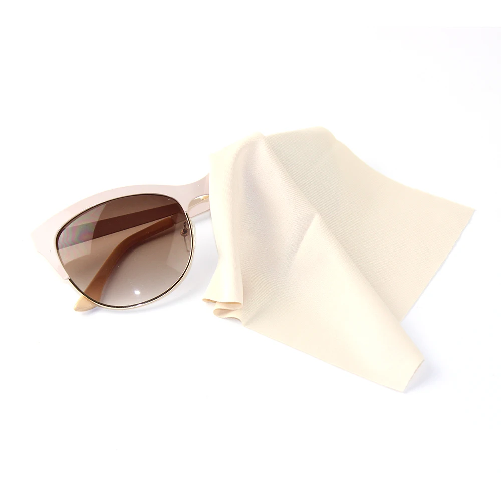 Optical Sunglasses Cleaning Cloths Microfiber Polyester Customized Glasses Product Lint Eyeglass Cleaner Microfiber Cloth