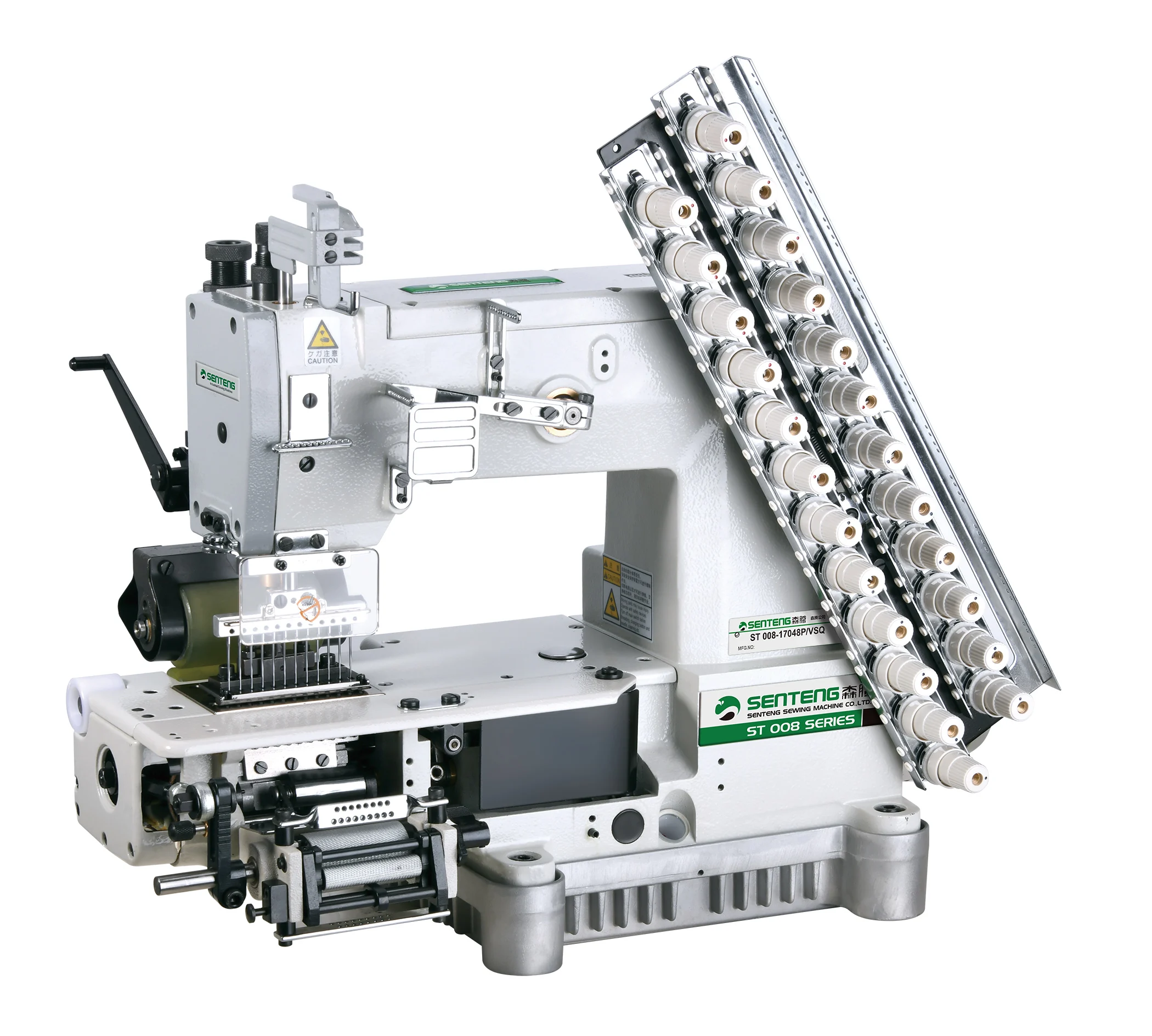 ST 008 12064 P/PQ Siruba Тип 12 игл средняя эластичная вставка Промышленная швейная машина 12,0 мм макс. толщина шитья Senteng