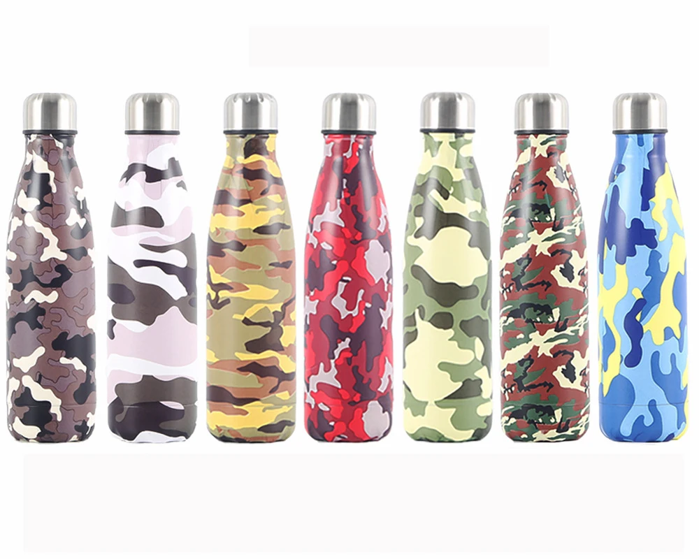New Products 2022 350ml 500ml 650ml 750ml 1000ml Double Wall Insulated Cola Stainless Steel Water Bottle