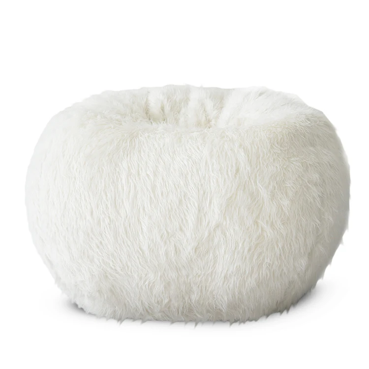 Faux Fur Beanbag Pouf Bean bag Sofa Chair