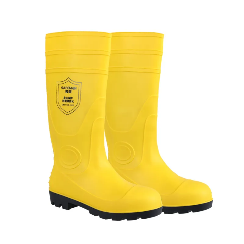 SEAMRAY G-XF-02 Safety Boots With Steel Toe Cap High Quality Steel Blue Year Safety Boots Men Winter Heavy Boots Big Size