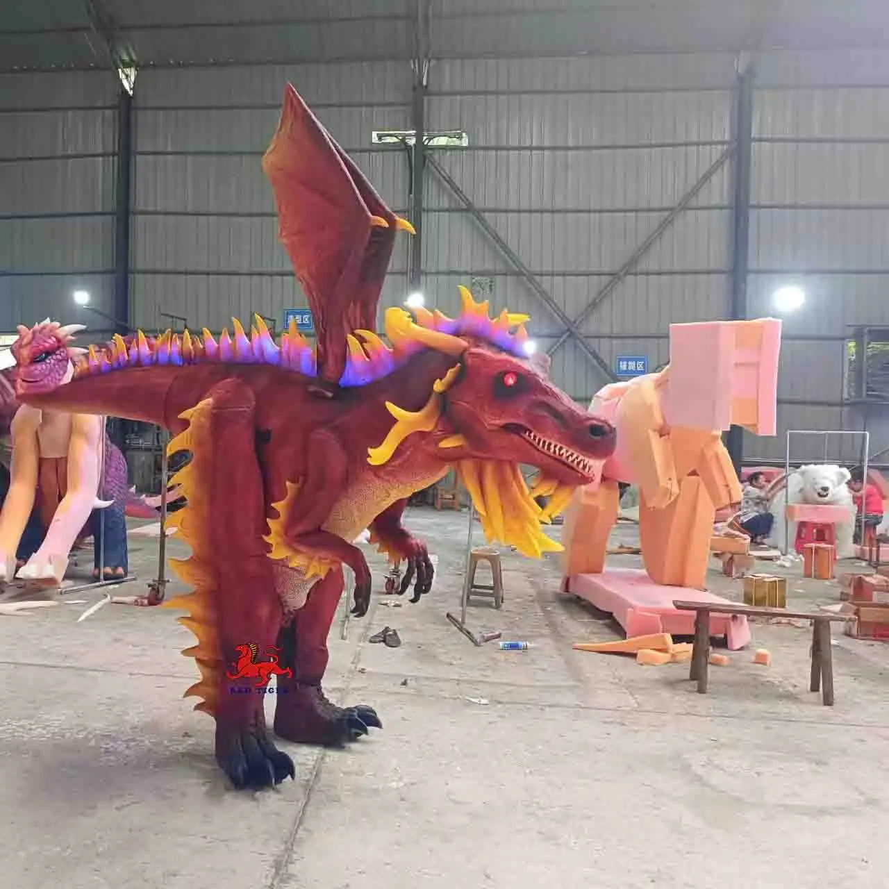 Mechanical Dragon Costume for adults theme park party hire animatronic dragon costume