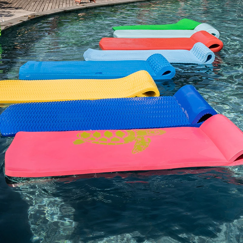 Relaxing Mat Lakes NBR Vinyl Coating Dipped Foam Thick Super Soft Swimming Pool Float Water Lounger Raft