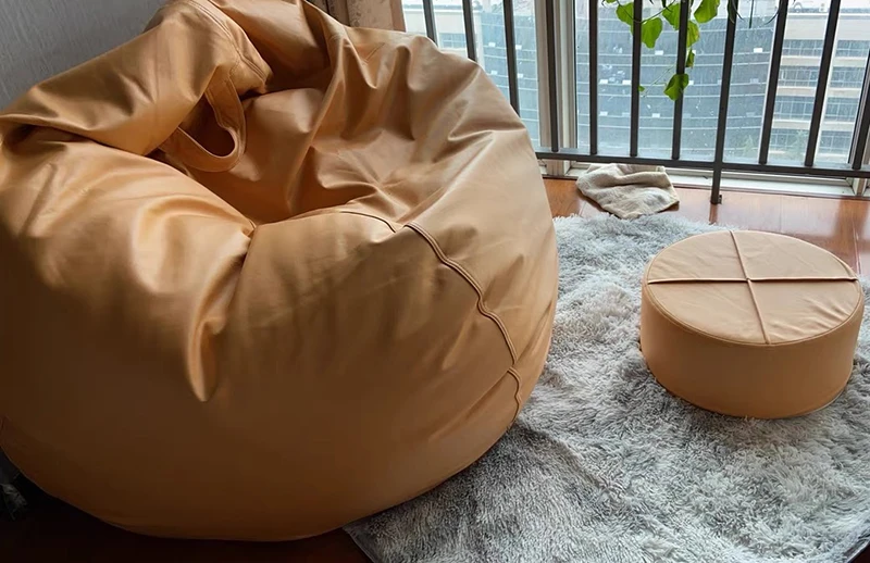  Кожаный стул Beanbag для взрослых и детей защита от пятен незаполненный мешок хранения Размер чехла может быть