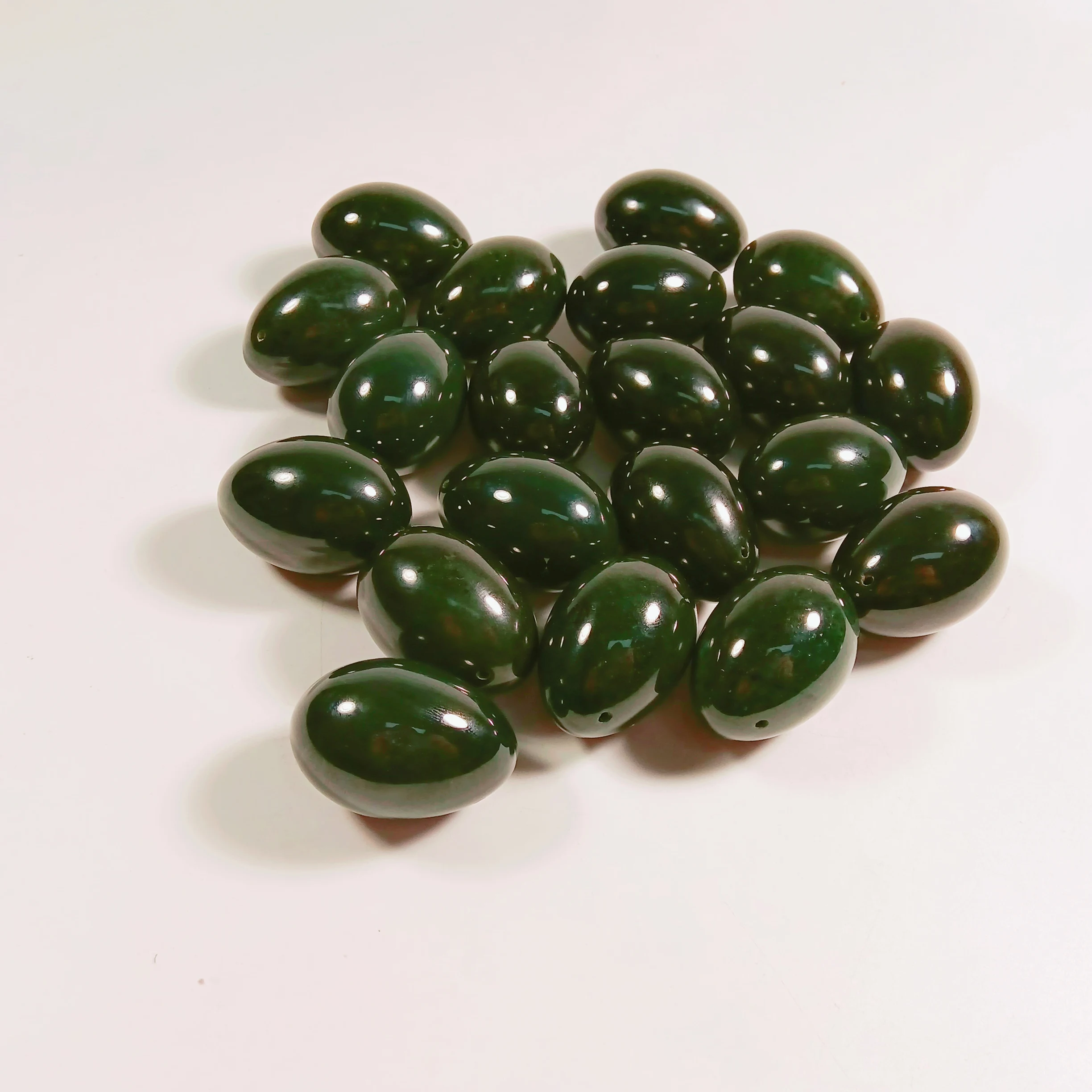 Jewelry Making Gemstone Factory Wholesale Supplier nephrite jade egg Shape crafts Natural Nephrite Jade Loose Stone