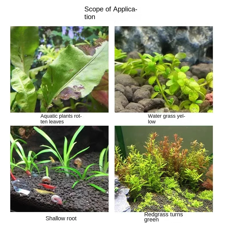 VOONLINE All-In-One Liquid Aquarium Fertilizer Plastic Aquatic Plant Supplement for Freshwater Aquarium Planting