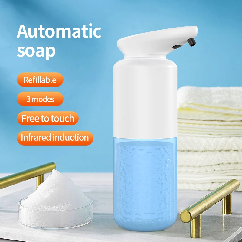 2022 hotel automatic shower touchless pump bottle foam liquid hand sensor electric luxury touch free automatic soap dispenser