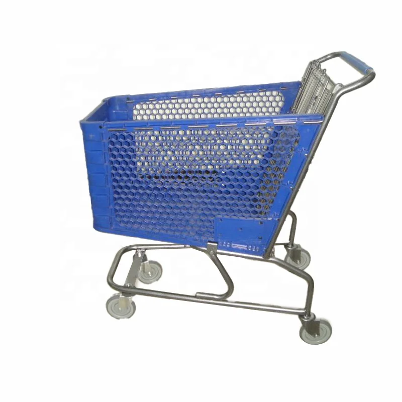 Hot Sale Hand Push Folding Shopping Trolley Supermarket Shopping Trolleys for Sale