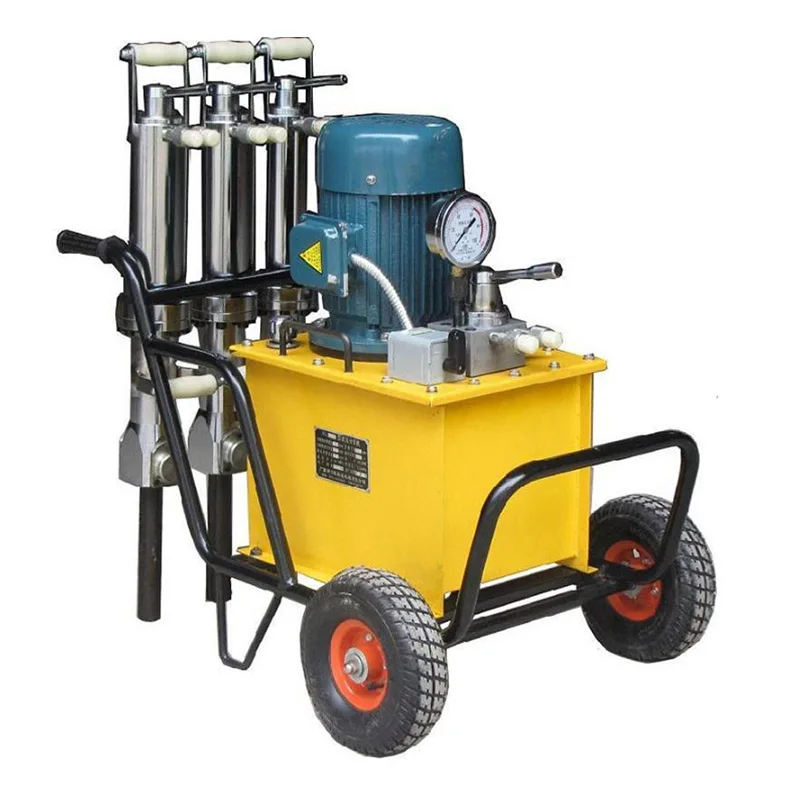 Coal Mining Rock Blasting Equipment Portative Hydraulic Rock Splitter Machine For Rock Concrete Demolition