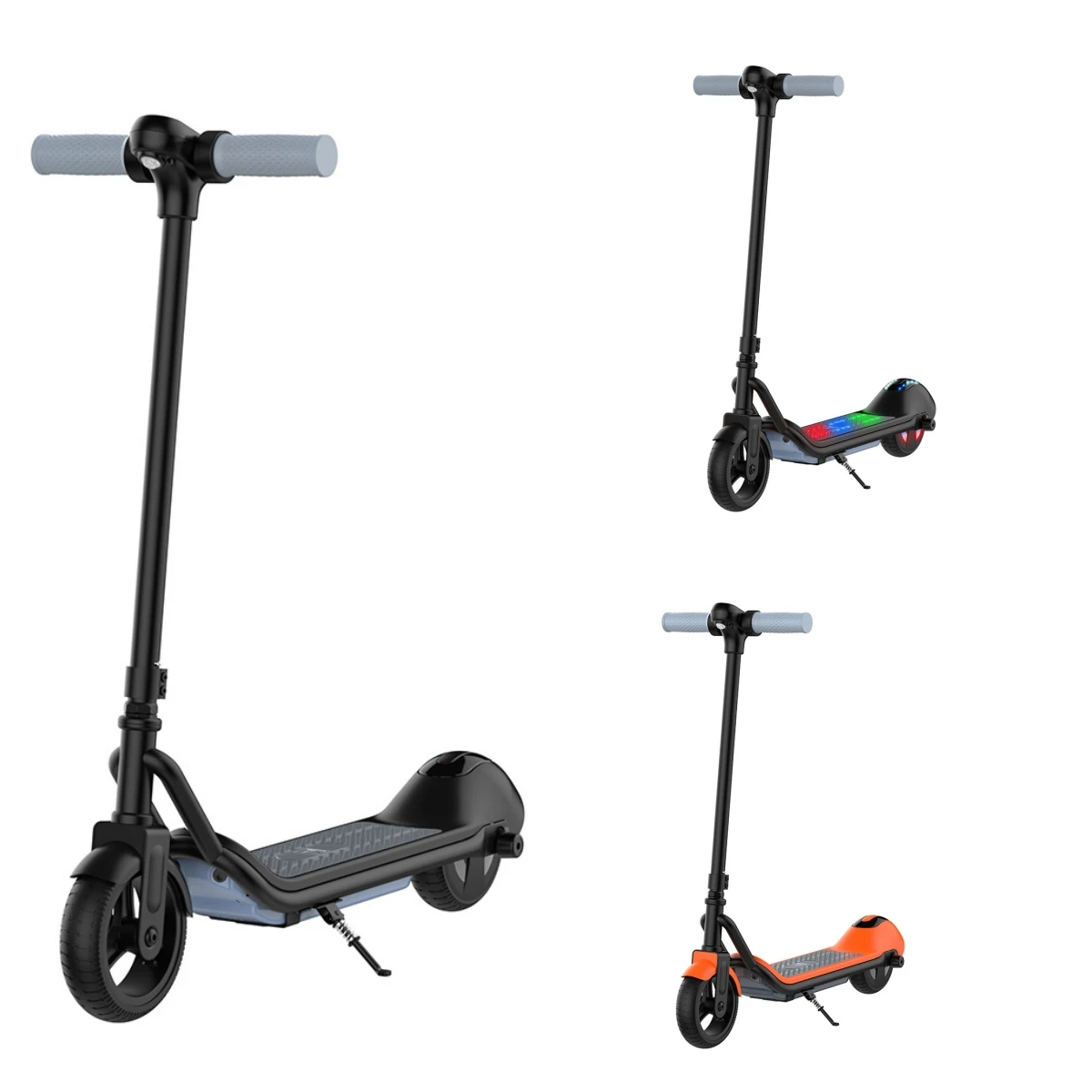 AOVOPRO Electric Scooter Children 6+ Primary School Electric Assisted Scooter Rechargeable Two-Wheels Scooter