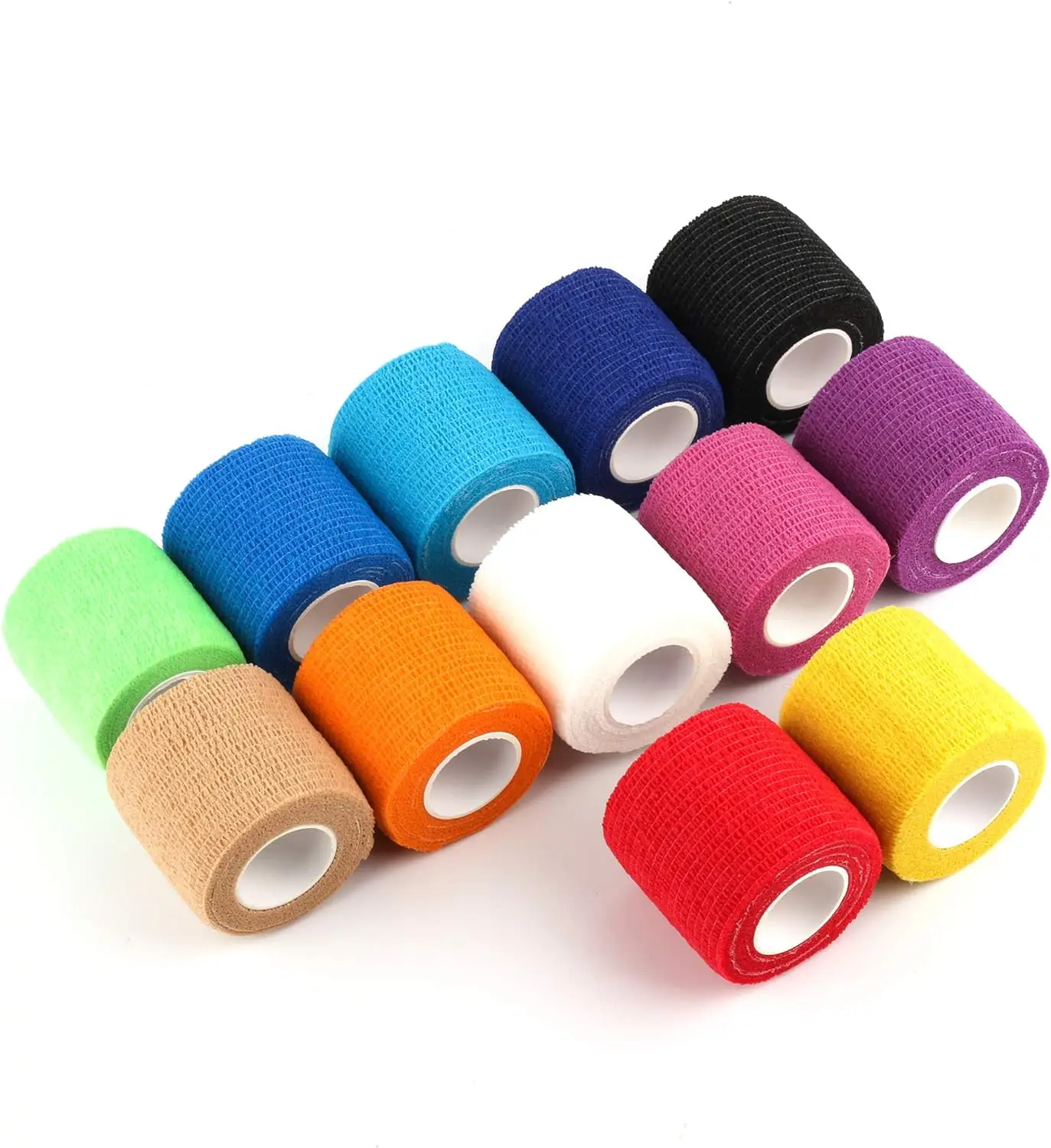 Wholesale Self Adhesive Bandage Print Or Design Wrap Disposable Non Woven Elastic Bandage Elastic Cohesive Bandage