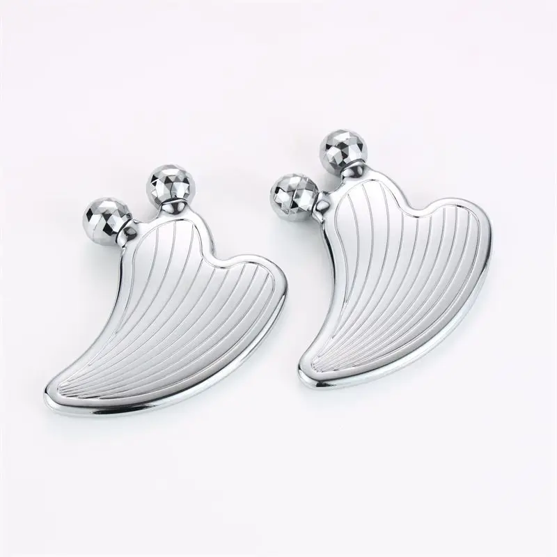 Fish Scraping Board Massager Facial Lift Magnetic Unclogging Tendon Roller Massage Tui Na