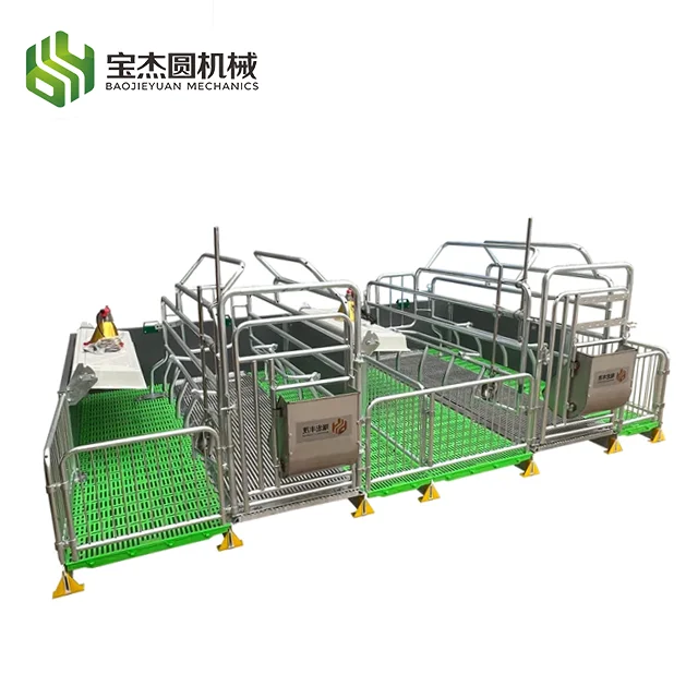 Customized Galvanized Sow Farrowing Bed Pig Farming Nursery Pen Pig Maternity Cage Sow Swine Farrowing Crates