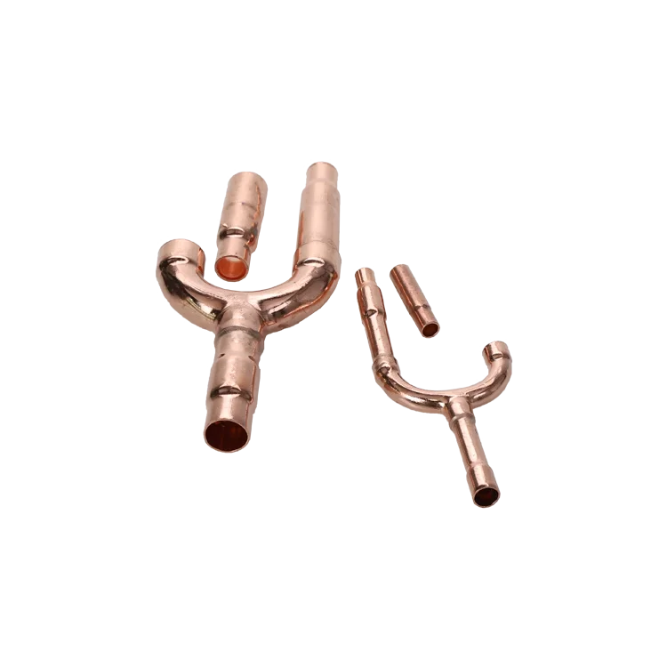 HENGSHI Refnet Copper Branch Pipe Fitting for Daikin Hitachi Midea VRV Air-Conditioning System