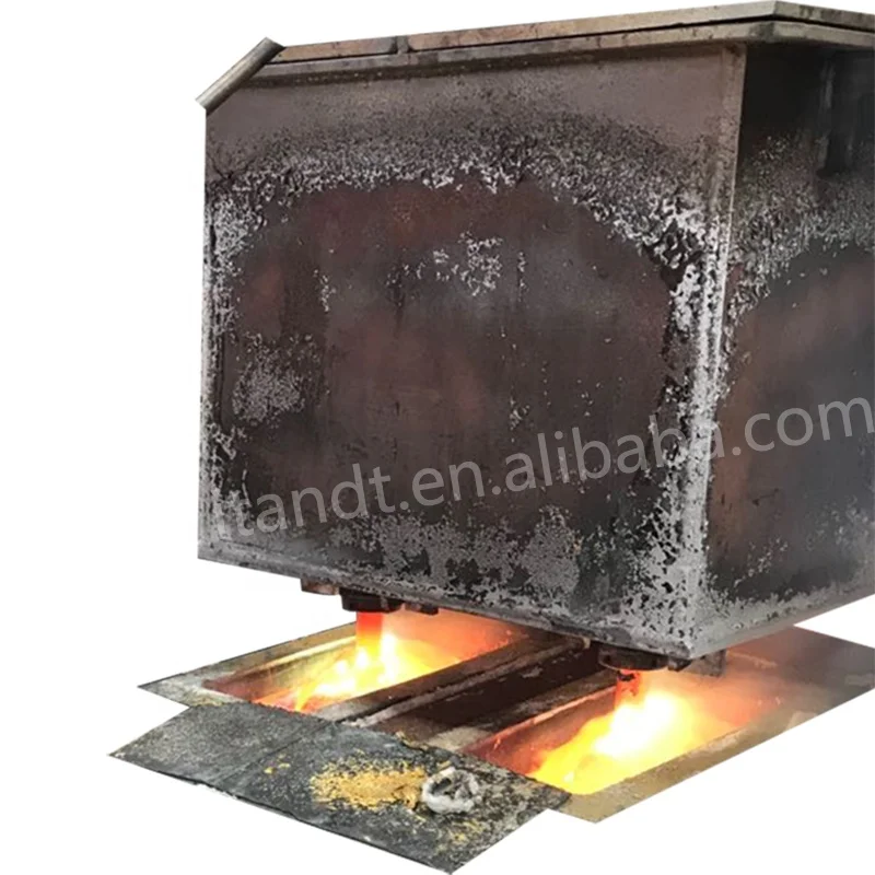 Industrial Power Medium Frequency Semi Vertical Continuous Casting Machine For Slab