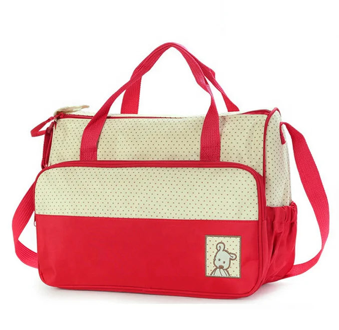 5PCS / Set High Quality Mom Baby Carrier Diaper Bags Wholesale Diaper Bags for Mummy