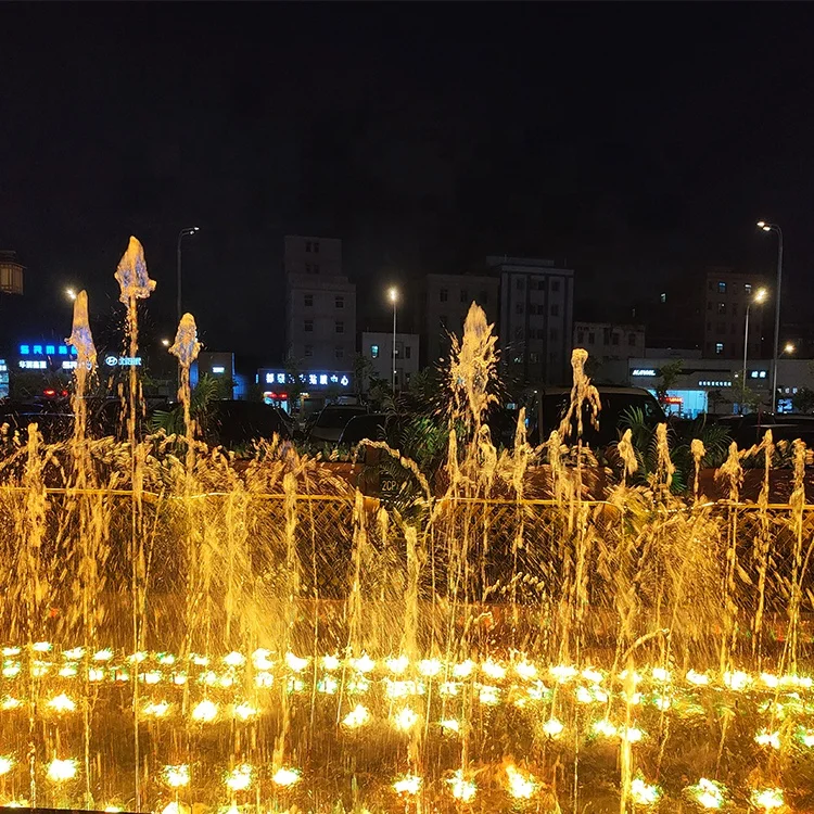 AWS Mini Wedding Decor Water Fountain Pool Programmable Music Dancing Fountain Outdoor