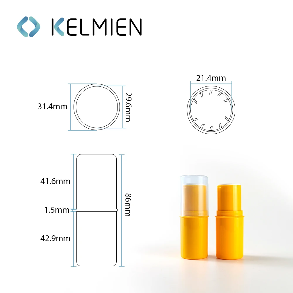 Contouring Stick Tube, Clear Cover,  Stick Shell, Concealer Stick, Packaging Material, Cosmetic Case