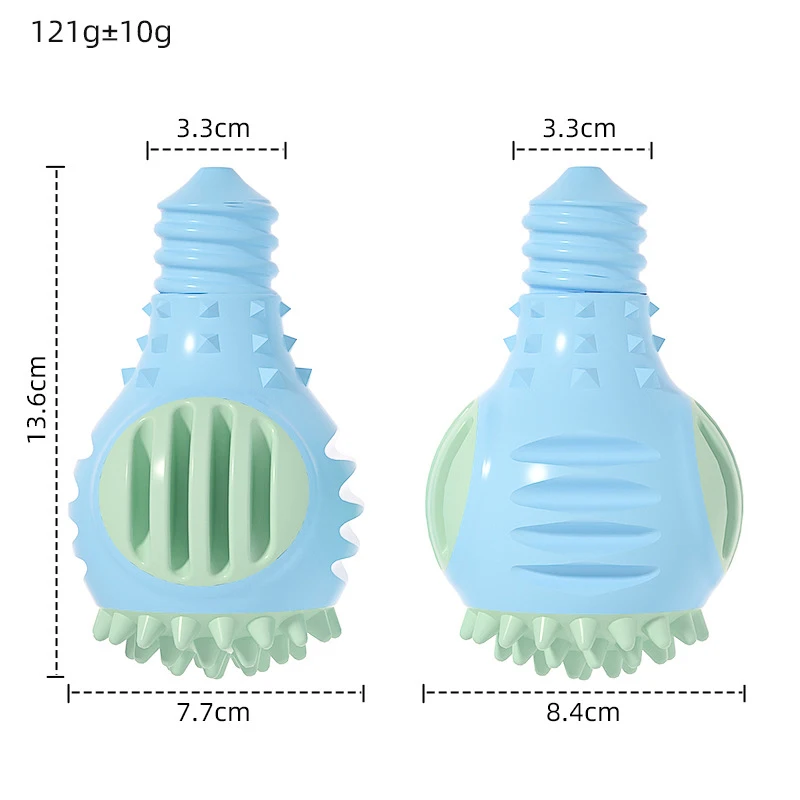 Pet toy Sound ball tpr light bulb shaped emitting ball molar bite resistant dog toy