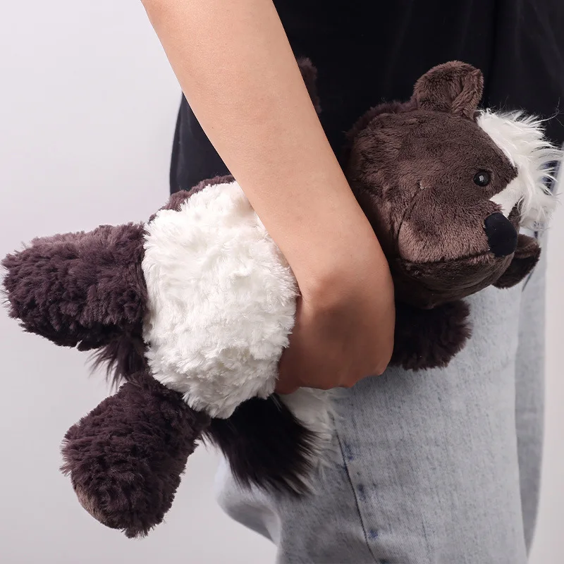 Cartoon Honey Badger Plush Doll Soft Anima Stuffed Toy with Comfort Pillow Birthday Gift for Girls