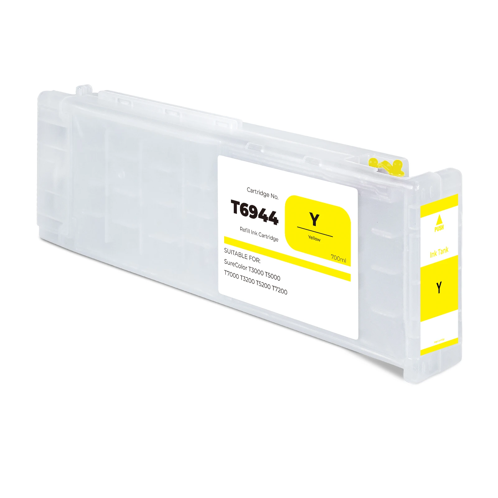 Refillable pigment Ink cartridge 5 colors 700ml for Epson Surecolor T3070 5070 3270 3200 5200 5000 printer