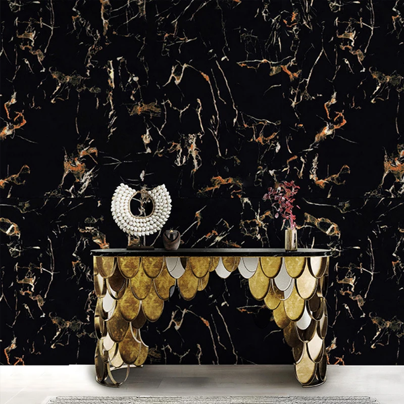 Marble High Glossy PVC Wall Panel Foam Wall Sticker Marble Surface for Wall Decoration