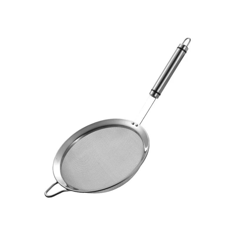 Kitchen Accessories Flour Sifter Sieve Stainless Steel Fine Tea Mesh Strainer Colander Wire Mesh Oil Filter