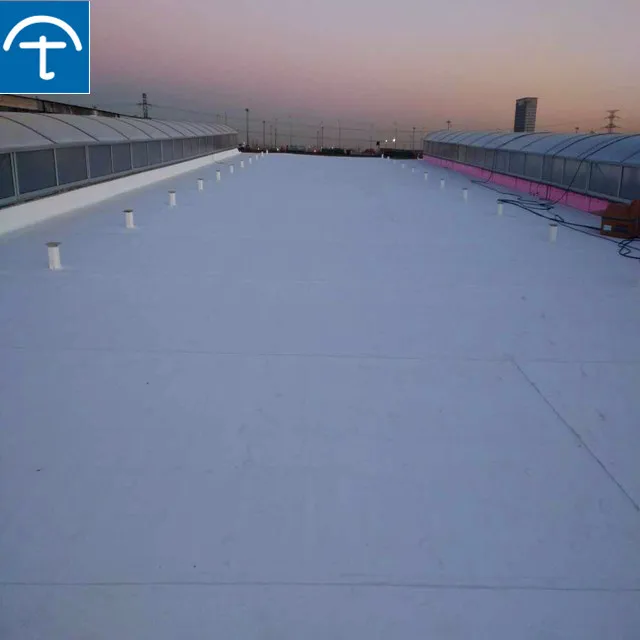 Manufacturer direct selling best quality reinforced fabric anti-UV PVC waterproofing membrane self adhesive waterproof membrane