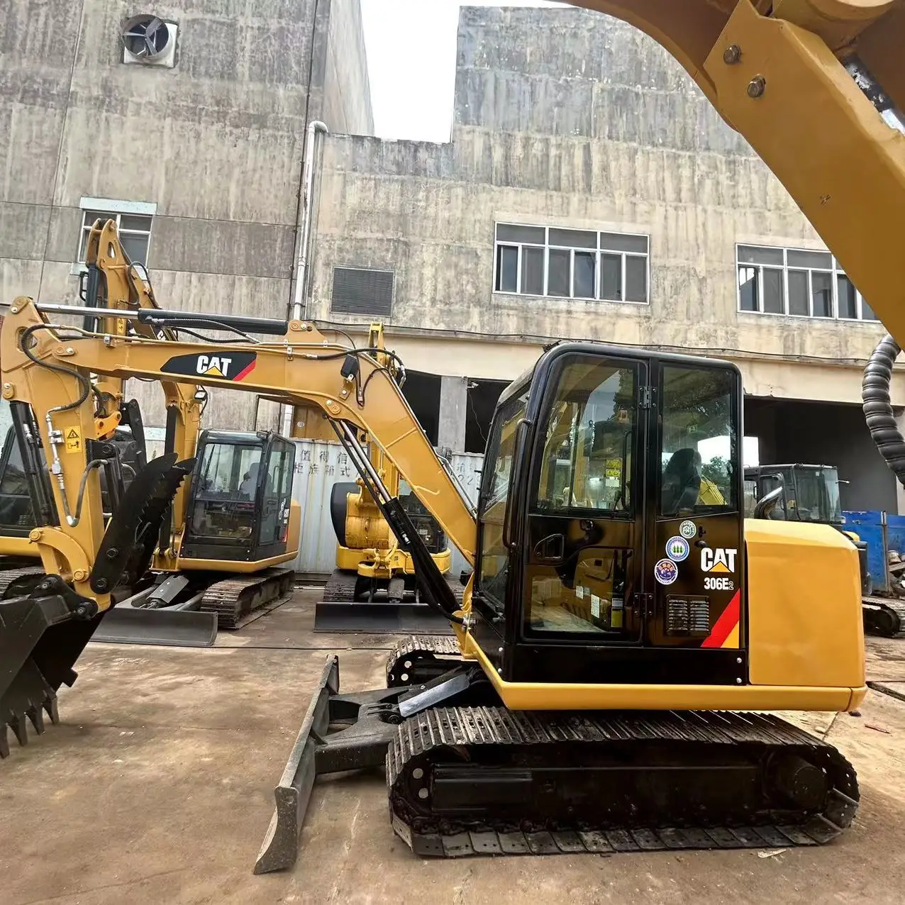 6 ton mini Used Engineering 6 ton mini Caterpillar 306E2 Crawler chain Excavator in Nice Condition CAT 305.5/307/308 E2 on sale
