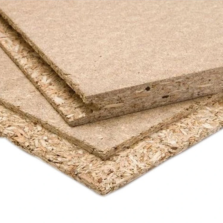 China 9 mm 12 mm 15 mm 18 mm double sides Melamine particleboard chipboard flakeboard with high quality cheap price