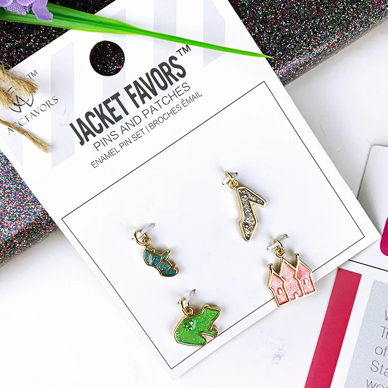 custom mixed style shining powder enamel pendant zinc alloy charm