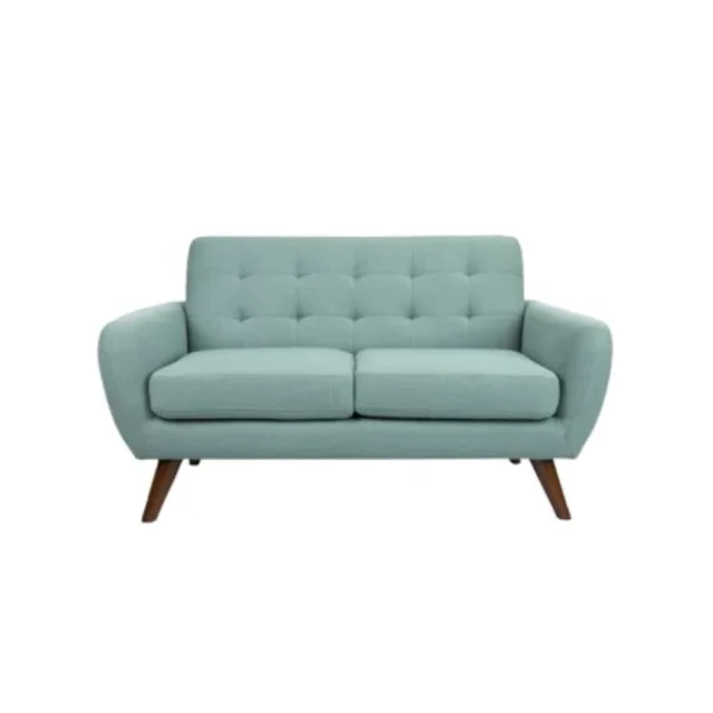 Best fashion solid wooden two seats with comfortable cushion good manufacturing eco-friendly direct factory wholesale price