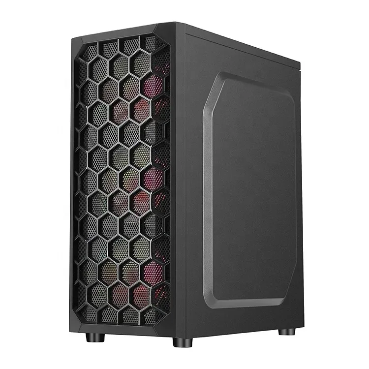 Ruix Queen Bee fashion design pc case ATX water cooling side panel window desktop gaming computer case