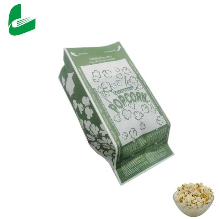 Currently exporting production worldwide greaseproof microwave popcorn paper bags