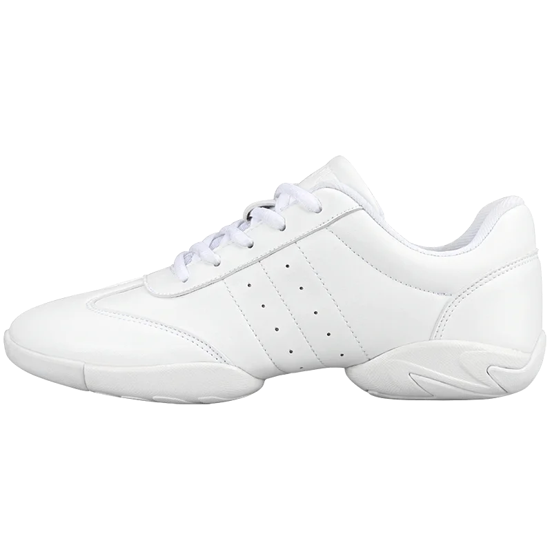 Детская обувь для фитнеса с мягкой подошвой, Белая обувь для фитнеса, женская спортивная обувь для болельщиков