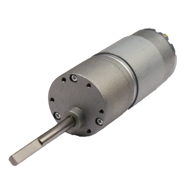 555 Motor 37 mm Diameter Geared High Torque Low Rpm Electric DC Motor Manufacturer