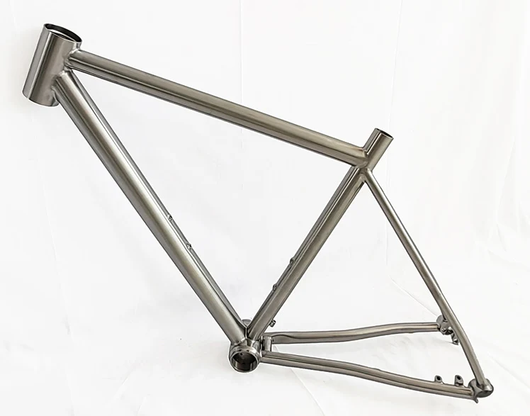 T47 Bottom Bracket Thru Axle Titanium Gravel Road Bike Frame Full Internal Cable with Flat Mount Disc Brake