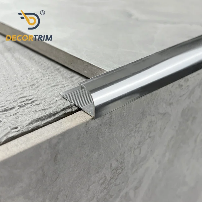 DECORTRIM Custom Interior Metal Trim Profile Modern Style Flexible Aluminum Alloy Wall Corner Strip for Tile Trim for Interior